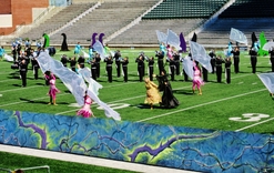 Color Guard and Marching Band