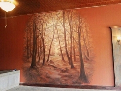 Restaurant Mural by artist David Freeman
